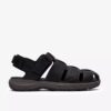 Mens Guideview Cove Black Leather Sandal Mens Guideview Cove Black Leather Sandal