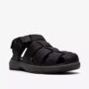 Mens Guideview Cove Black Leather Sandal Mens Guideview Cove Black Leather Sandal