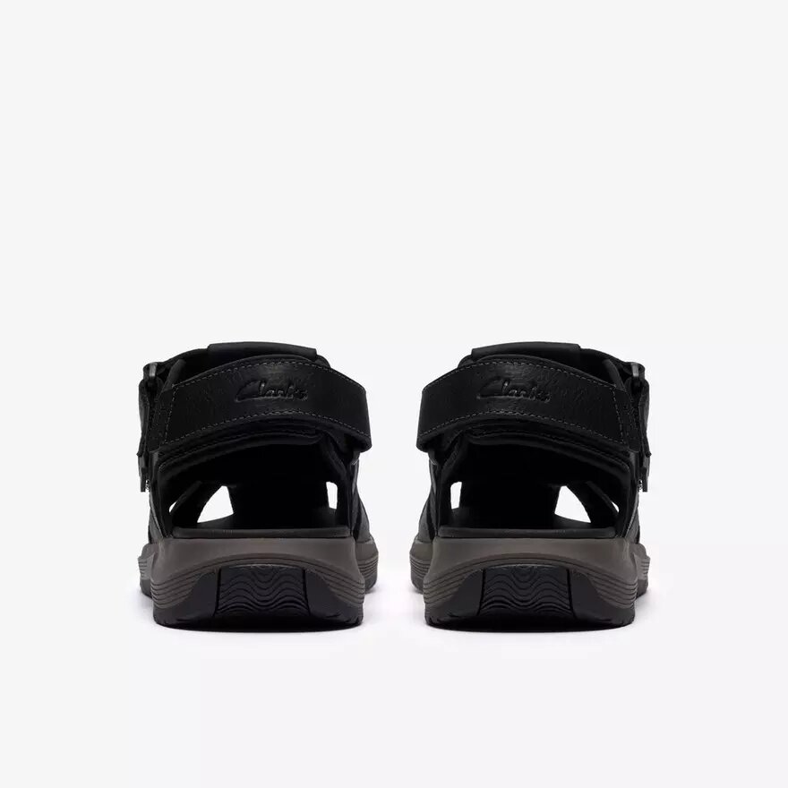 Mens Guideview Cove Black Leather Sandal Mens Guideview Cove Black Leather Sandal