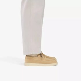 Mens Lockford Boat Dark Sand Suede Boat Shoe