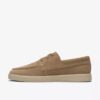 Mens Lockford Boat Dark Sand Suede Boat Shoe