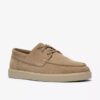 Mens Lockford Boat Dark Sand Suede Boat Shoe