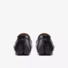 Mens Markman Plain Black Leather Driver Loafers