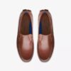 Mens Markman Plain Dark Tan Leather Driving Moc Loafer Mens Markman Plain Dark Tan Leather Driving Moc Loafer