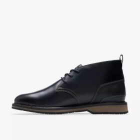Mens Monahan Chukka Black Smooth Boots