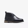 Mens Monahan Chukka Black Smooth Boots