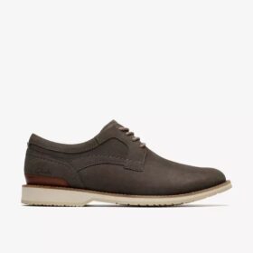 Mens Monahan Plain Stone Nubuck Oxfords
