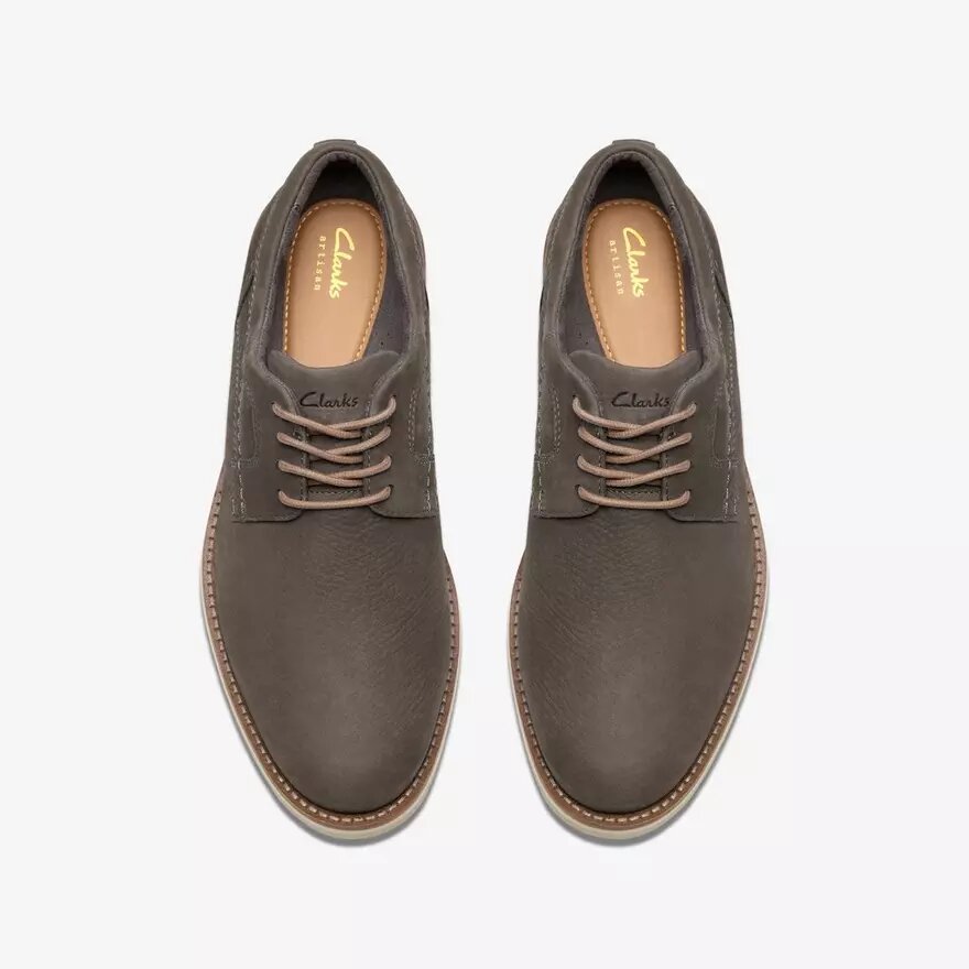 Mens Monahan Plain Stone Nubuck Oxfords Mens Monahan Plain Stone Nubuck Oxfords