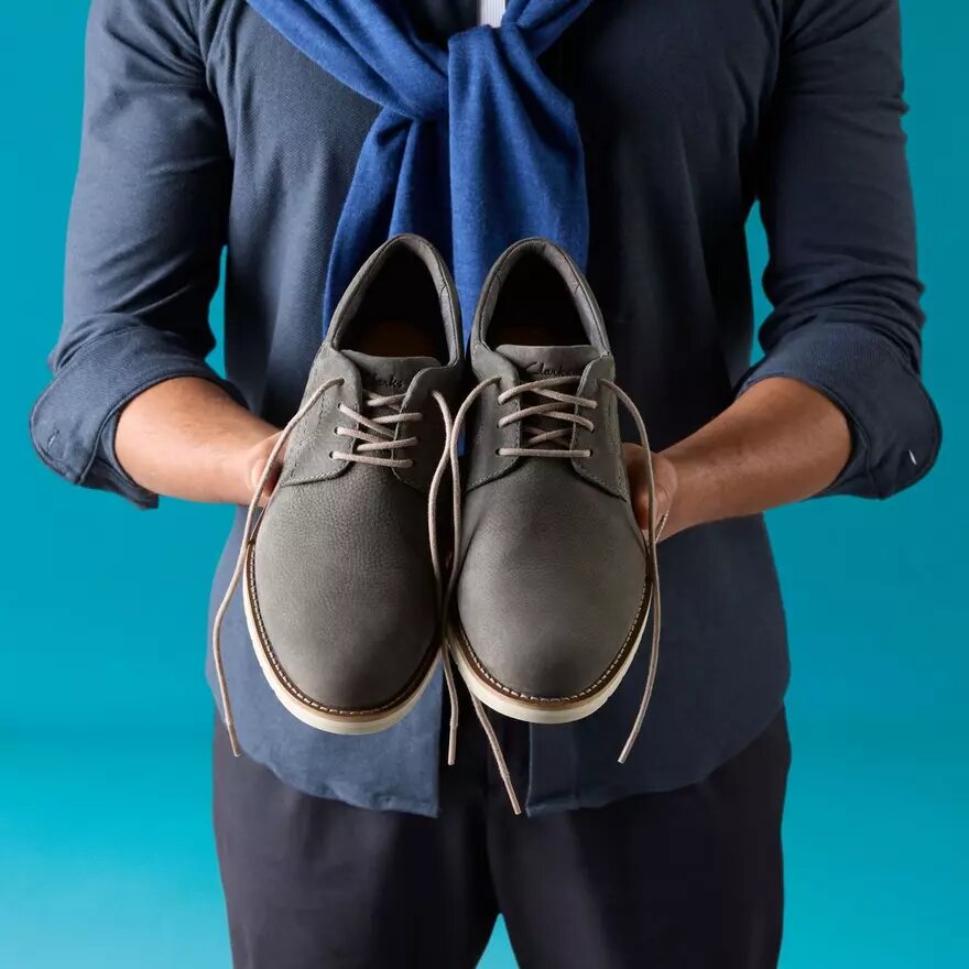 Mens Monahan Plain Stone Nubuck Oxfords Mens Monahan Plain Stone Nubuck Oxfords