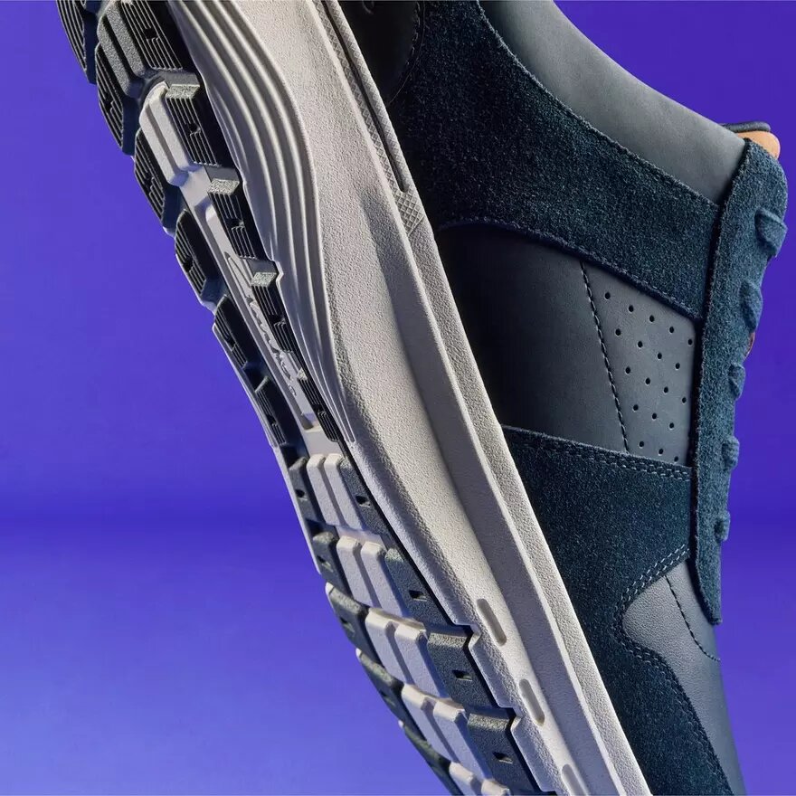 Mens Motion Trek Go Navy Sneakers Mens Motion Trek Go Navy Sneakers