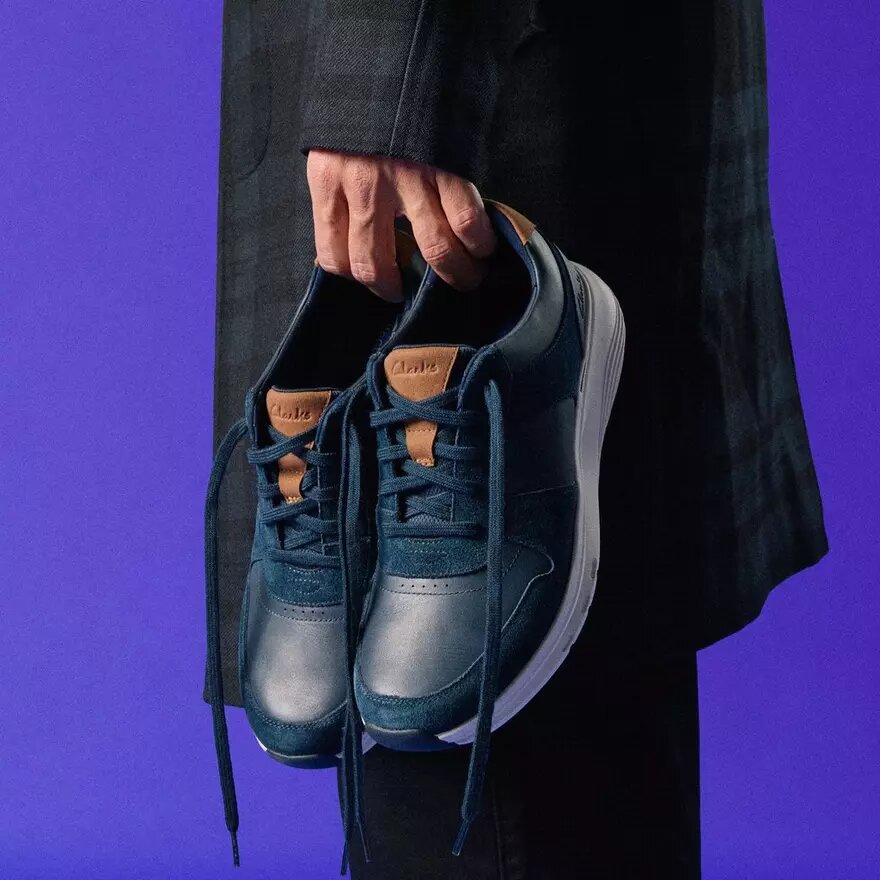 Mens Motion Trek Go Navy Sneakers Mens Motion Trek Go Navy Sneakers