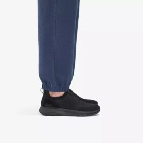 Mens Motion Trek in Black Knit Sneakers