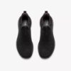 Mens Motion Trek in Black Knit Sneakers