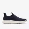 Mens Motion Trek in Navy Knit Sneakers Mens Motion Trek in Navy Knit Sneakers