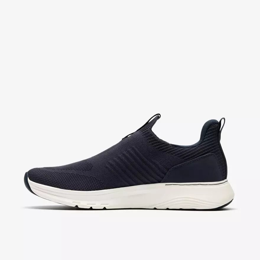 Mens Motion Trek in Navy Knit Sneakers Mens Motion Trek in Navy Knit Sneakers