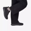 Mens Motion Trek Lt Black Knit Sneakers Mens Motion Trek Lt Black Knit Sneakers