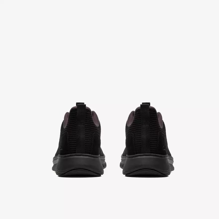 Mens Motion Trek Lt Black Knit Sneakers Mens Motion Trek Lt Black Knit Sneakers