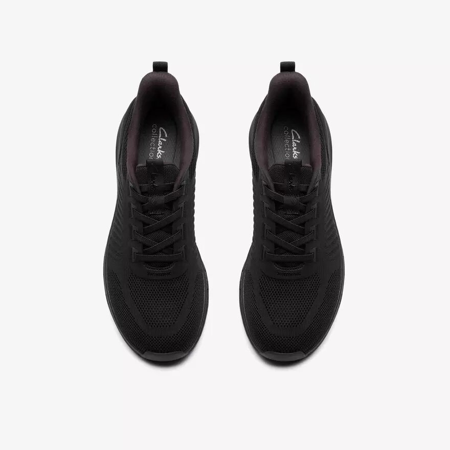 Mens Motion Trek Lt Black Knit Sneakers Mens Motion Trek Lt Black Knit Sneakers