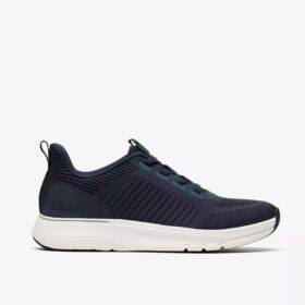 Mens Motion Trek Lt Navy Knit Sneakers Mens Motion Trek Lt Navy Knit Sneakers