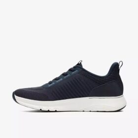 Mens Motion Trek Lt Navy Knit Sneakers Mens Motion Trek Lt Navy Knit Sneakers