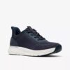 Mens Motion Trek Lt Navy Knit Sneakers