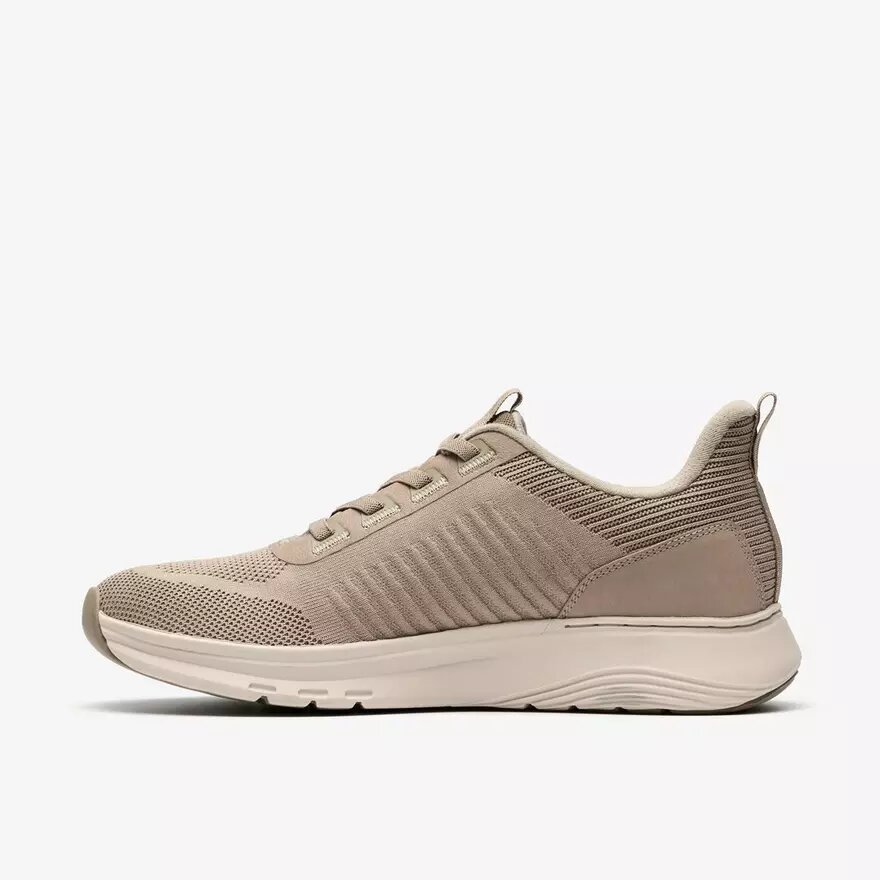 Mens Motion Trek Lt Sand Knit Sneakers Mens Motion Trek Lt Sand Knit Sneakers