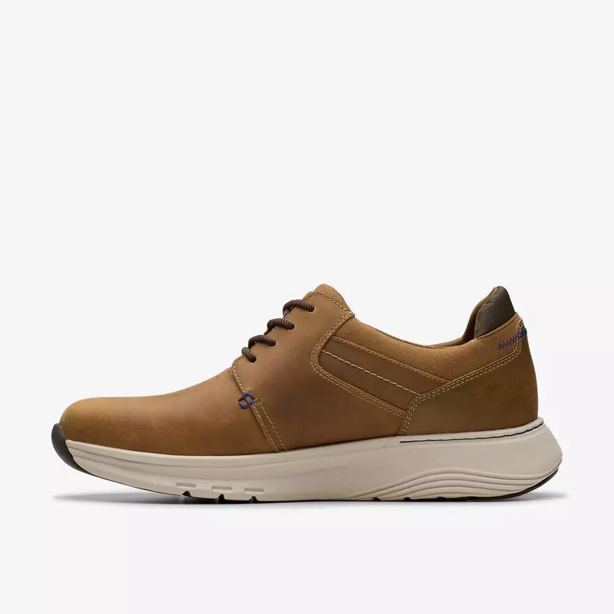 Mens Motion Trek Pt Dark Tan Leather Sneaker Mens Motion Trek Pt Dark Tan Leather Sneaker