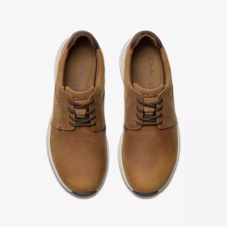 Mens Motion Trek Pt Dark Tan Leather Sneaker Mens Motion Trek Pt Dark Tan Leather Sneaker