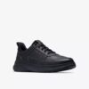 Mens Mullan Easy Black Leather Shoes Mens Mullan Easy Black Leather Shoes