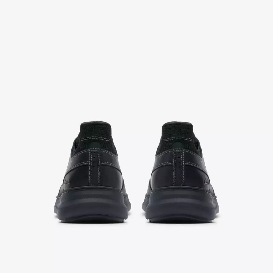 Mens Mullan Easy Black Leather Shoes Mens Mullan Easy Black Leather Shoes