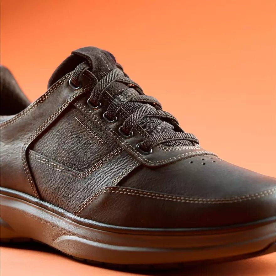 Mens Mullan Easy Dark Brown Leather Shoes Mens Mullan Easy Dark Brown Leather Shoes