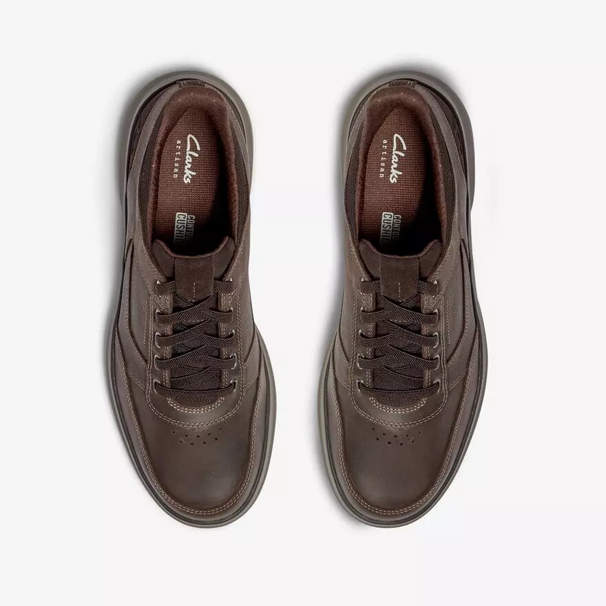 Mens Mullan Easy Dark Brown Leather Shoes Mens Mullan Easy Dark Brown Leather Shoes