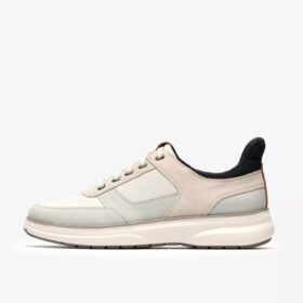 Mens Mullan Easy White Combination Lace up Shoes
