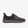 Mens Mullan Step Dark Brown Leather Shoes