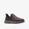 Mens Mullan Step Dark Brown Leather Shoes