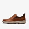 Mens Mullan Step Tan Combination Loafers