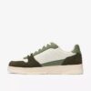 Mens Newick Lace Green Combination Sneakers Mens Newick Lace Green Combination Sneakers