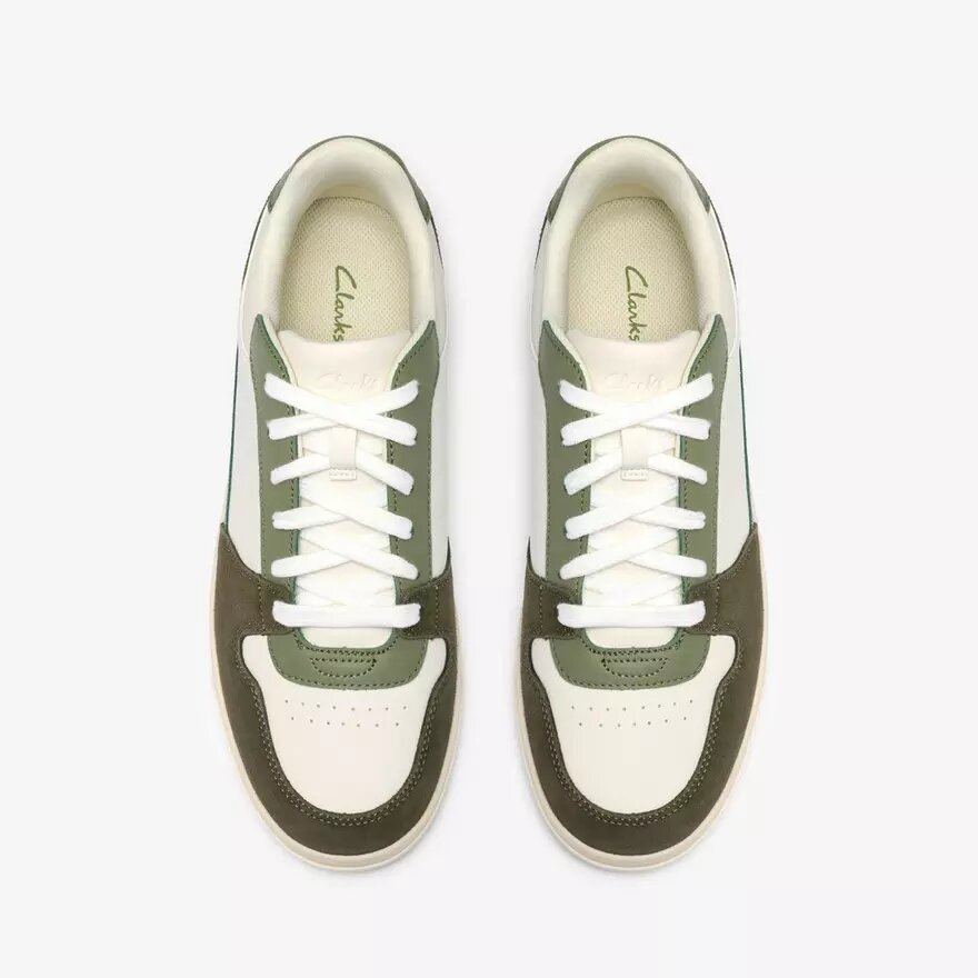 Mens Newick Lace Green Combination Sneakers Mens Newick Lace Green Combination Sneakers