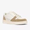 Mens Newick Lace White Combination Sneaker
