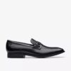 Mens Paulton Lo Black Leather Loafers Mens Paulton Lo Black Leather Loafers