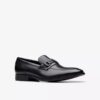 Mens Paulton Lo Black Leather Loafers Mens Paulton Lo Black Leather Loafers