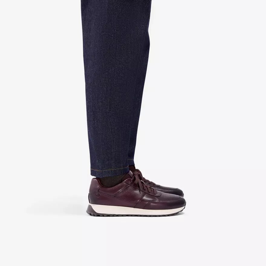 Mens Radwell Tie Brown Leather Sneakers Mens Radwell Tie Brown Leather Sneakers