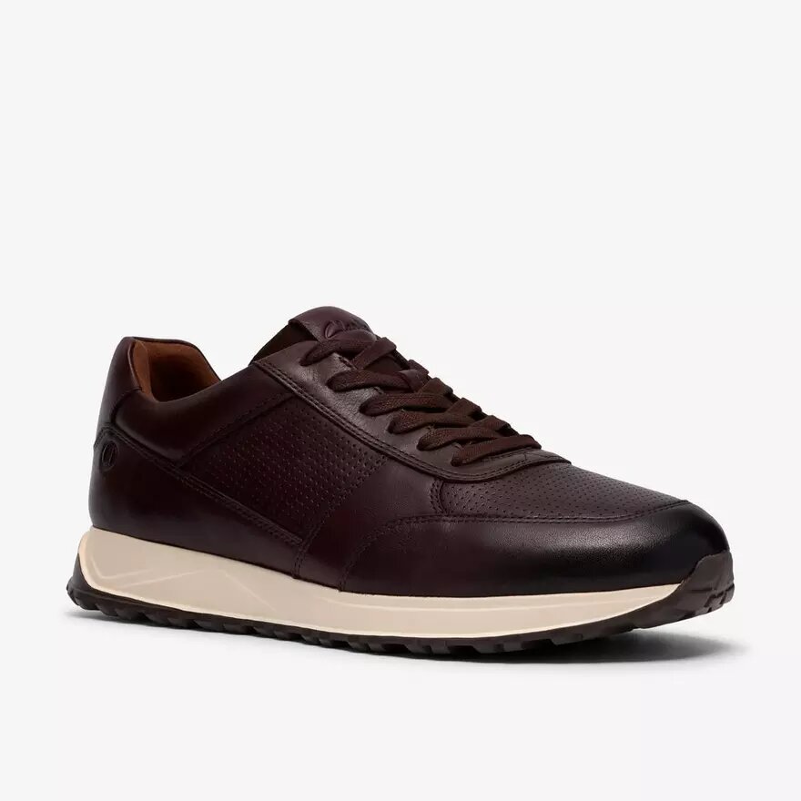 Mens Radwell Tie Brown Leather Sneakers Mens Radwell Tie Brown Leather Sneakers