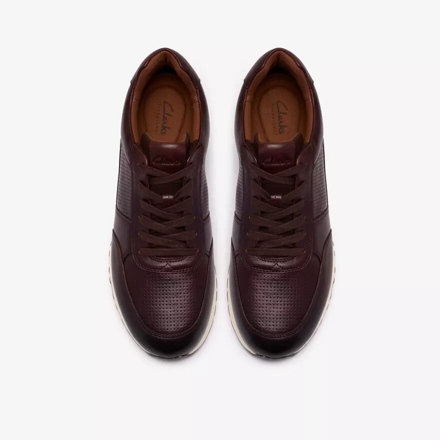 Mens Radwell Tie Brown Leather Sneakers Mens Radwell Tie Brown Leather Sneakers