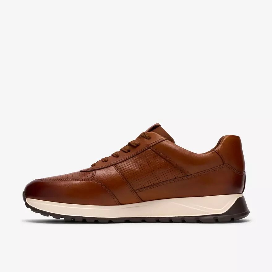 Mens Radwell Tie Tan Leather Sneakers Mens Radwell Tie Tan Leather Sneakers