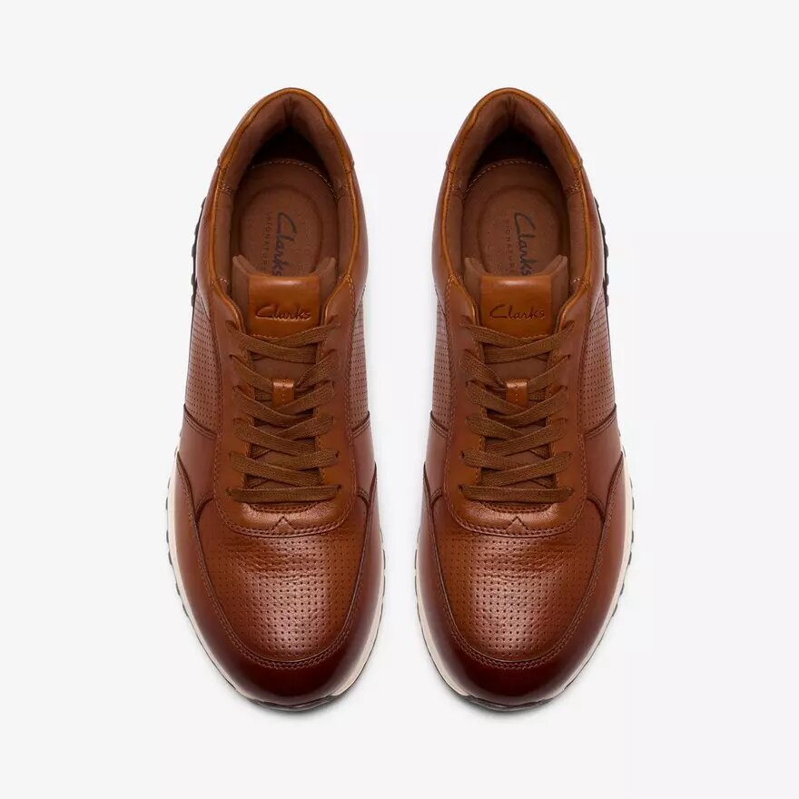 Mens Radwell Tie Tan Leather Sneakers Mens Radwell Tie Tan Leather Sneakers