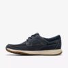 Mens Sailview Lace Navy Nubuck Boat Shoes Mens Sailview Lace Navy Nubuck Boat Shoes
