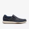 Mens Sailview Step Navy Nubuck Slip-On Boat Shoes Mens Sailview Step Navy Nubuck Slip-On Boat Shoes