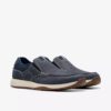 Mens Sailview Step Navy Nubuck Slip-On Boat Shoes Mens Sailview Step Navy Nubuck Slip-On Boat Shoes