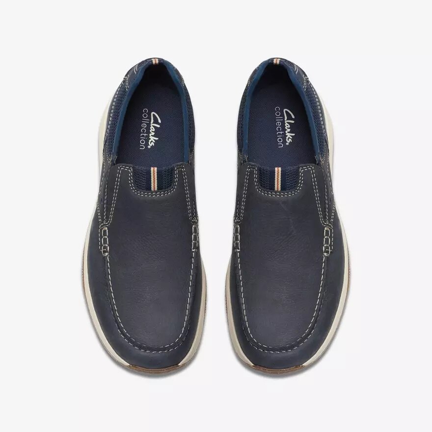 Mens Sailview Step Navy Nubuck Slip-On Boat Shoes Mens Sailview Step Navy Nubuck Slip-On Boat Shoes